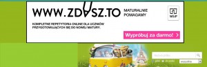 Reklama Wydawnictw Szkolnych i Pedagogicznych, która pojawiła się 28 sierpnia 2014 roku na stronach portalu Chomikuj.pl (źródło: chomikuj.pl). 